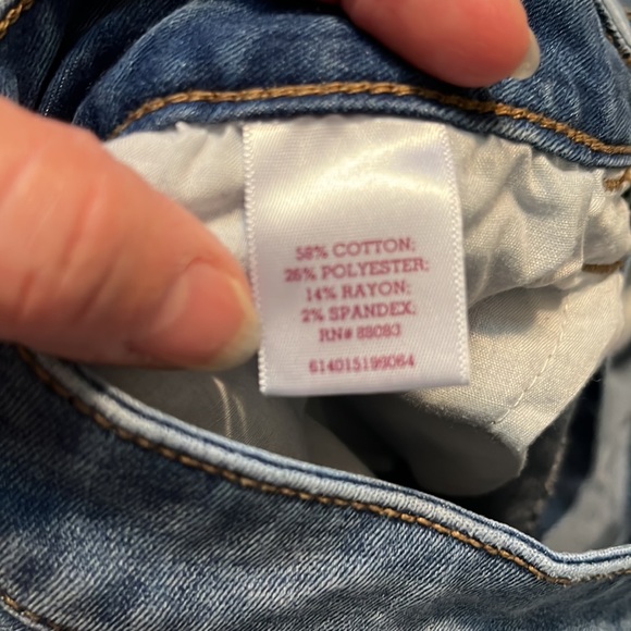 SO Ultimate Highrise Jegging Exposed Button Fly 26” waist - Picture 4 of 5